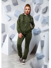 Модний спортивний костюм з трикотажу для повних жінок 815865-68